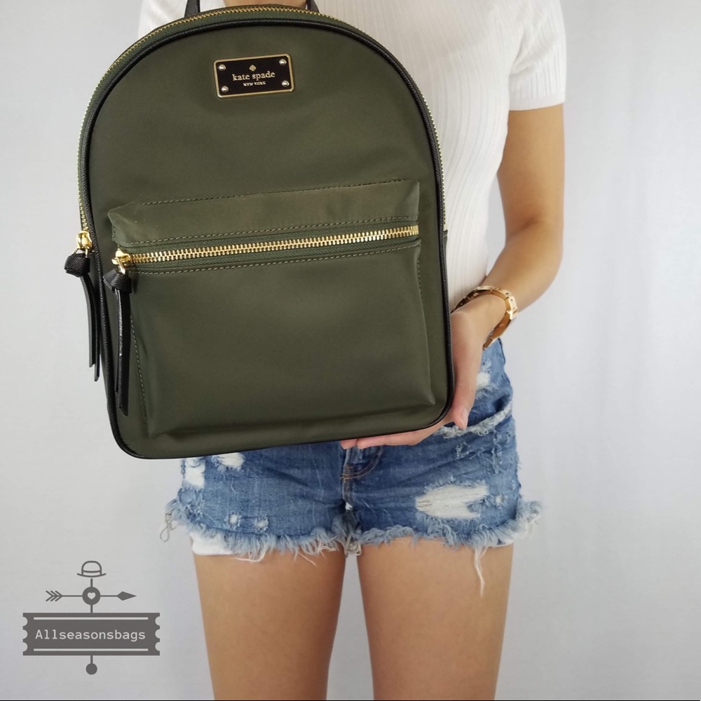 Kate spade Wilson Bradley road backpack evergreen - Picture 2 of 7